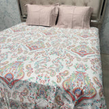 SUMMER SUPER KING SIZE ( JUBMO SIZE) FLAT MUSLIN PURE COTTON BEDHSEET SET