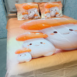 SUMMER SUPER KING SIZE 7 D FLAT BEDSHEET SET