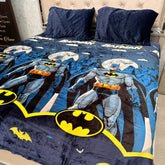 BATMAN THEME QUEEN BEDSHEET – SOFT & COMFORTABLE FOR KIDS
