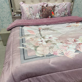ROSEPETEL DIGITAL FLORAL PRINT QUILT SET | SUPER WARM & SOFT | QUEEN/KING