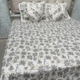 SUMMER PURE COTTON SUPER KING SIZE 5 PCS BEDSHEET SET