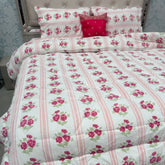 5- PIECE PREMIUM VELVET QUILT SET – SUPER KING SIZE LUXURY BEDDING
