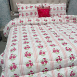 5- PIECE PREMIUM VELVET QUILT SET – SUPER KING SIZE LUXURY BEDDING