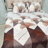 SUMMER PREMIUM QUALITY GLACÉ COTTON SUPER KING SIZE BEDSHEET SET