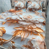 SUMMER SUPER KING SIZE 7 D FLST BEDSHEET SET