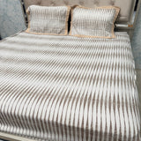 SUMMMER VERY SOFT COTTON QUEEN SIZE FITTED BEDSHEET