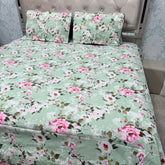 PREMIUM PURE COTTON FLAT SUPER KING BEDSHEET SET