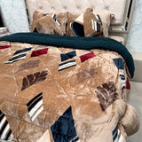 6-PIECE LUXURY SHERPA QUILT SET WITH FITTED SHEET β CUSTOMISED QUEEN & KING SIZE