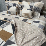 SUMMER GLACÉ COTTON QUEEN SIZE 6 PCS REVERSIBLE COMFORTER SET