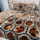 WINTER QUEEN SIZE FITTED BEDHSEET SET IN 3 PCS