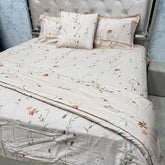BRANDED PREMIUM 5-PIECE 100% COTTON COMFORTER SET WITH MATCHING CUSHION – SUMMER COLLECTION