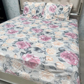 PREMIUM DIGITAL PRINT VELVET KING SIZE BEDSHEET SET – SOFT LUXURY BEDDING COLLECTION