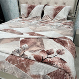 PREMIUM QUALITY KING SIZE 4 PCS DUVET COVER SET (QUILT COVER SET) WITH ANTI SKID BEDHSEET