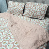 SUMMER QUEEN SIZE FULL REVERSIBKE DOHAR SET ( same as comforter set )