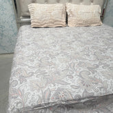 SUMMER QUEEN SIZE PURE COTTON FLAT BEDSHEET SET