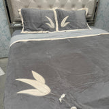 WINTER REVERSIBLE LUXURIOUS EMBROIDERY DUVET SET (4 PC ) SET KING TO SUPER KING SIZE