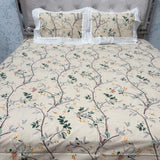 SUMMER JAIPURI PRINT PURE COTTON SUPER KING SIZE BEDHSEET SET