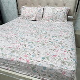 PURE COTTON QUEEN TO KING FITTED SHEET SET – SOFT & BREATHABLE