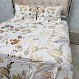 BRANDED PREMIUM PURE COTTON FLAT KING TO SUPER KING SIZE BEDSHEET SET