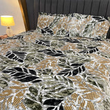 WINTER KING SIZE FITTED 3 PCS VELVET BEDSHEET SET