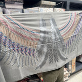 FANCY PURE PASHMINA STOLE WITH EMBROIDERY IN VERY LIGHT WEIGHT