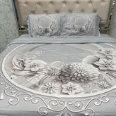 SUMMER DIGITAL PRINT 4 PCS KING SIZE COMFORTER SET