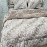 WINTER BRANDED KING SIZE PREMIUM QUILT SET WITH SUPER KING SIZE ANTI SKID BEDSHEET