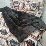 WINTER KING AND QUEEN SOZE QUILT SET IN 4 PCS