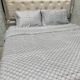 SUMMER PREMIUM QUALITY PURE COTTON 4 PCS SUPER KING SIZE COMFORTER SET