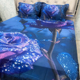 SUMMER 7D DIGITAL PRINT SUPER KING SIZE BEDHSEET SET