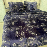 WINTER QUEEN SIZE QUILT COVER SET WITH FITTED SHEET