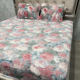 WINTER KING SIZE 3 PCS FLAT BEDSHEET SET