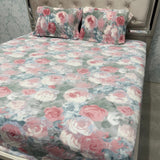 WINTER KING SIZE 3 PCS FLAT BEDSHEET SET