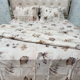 PREMIUM PURE COTTON SUPER KING SIZE 4-PIECE COMFORTER & AC BEDDING SET – LUXURY YEAR-ROUND COMFORT
