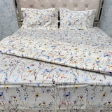 PREMIUM PURE COTTON SUPER KING SIZE 4-PIECE COMFORTER & AC BEDDING SET – LUXURY YEAR-ROUND COMFORT