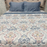 SUMMER SUPER KING SIZE PURE COTTON REVERSIBLE 4 PCS COMFORTER SET