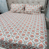 PREMIUM PURE COTTON SUPER KING FITTED SHEET – CUSTOM SELECTED DESIGNS
