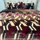 4-PIECE PREMIUM VELVET QUILT SET – SUPER KING SIZE LUXURY BEDDING