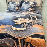 SUMMER 7D DIGITAL PRINT SUPER KING SIZE BEDHSEET SET