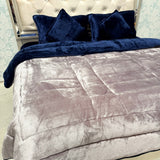 TITLIS PREMIUM 6-PIECE REVERSIBLE QUILT SET WITH FITTED-TYPE SHEET – QUEEN TO KING SIZE
