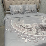 SUMMER DIGITAL PRINT 4 PCS KING SIZE COMFORTER SET