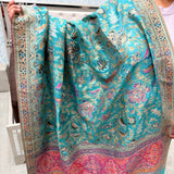 BANARSI STYLE COTTON DUPATTA LIGHT COLOURS ELEGANT FANCY LOOK FOR WOMEN