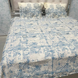 SUMMER QUEEN SIZE PURE COTTON BEDSHEET SET