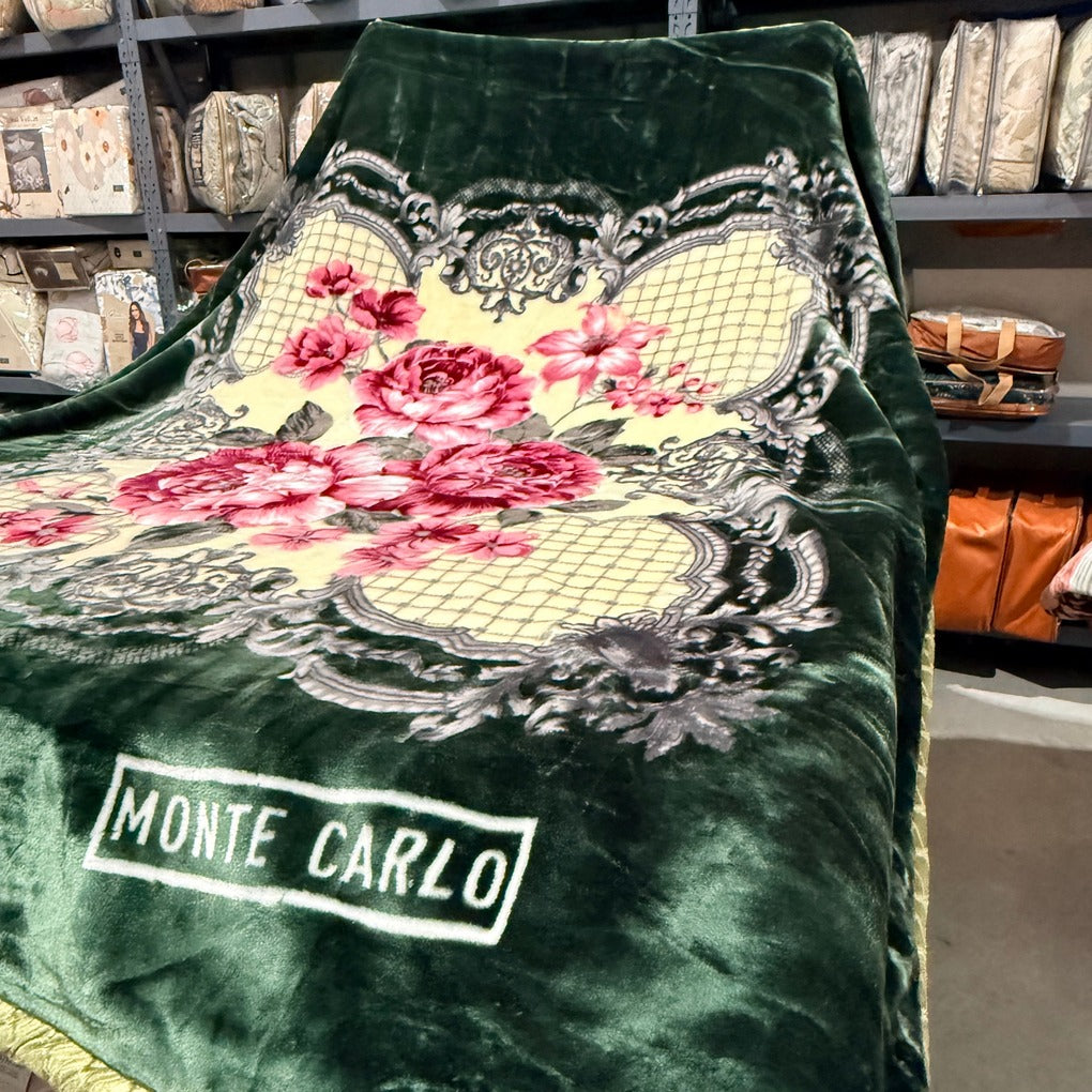 MONTE CARLO KING SIZE DOUBLE PLY BLANKET – PREMIUM SOFT & WARM WINTER BLANKET