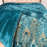LUXURY SUPER KING SIZE QUILT – HEAVY THICK SOFT WARM WINTER BEDDING