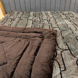 WINTER SUPER KING SIZE HEAVY QUILT IN VELVET WITH FIBER FILLING