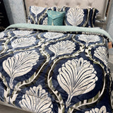 5- PIECE PREMIUM VELVET QUILT SET – SUPER KING SIZE LUXURY BEDDING