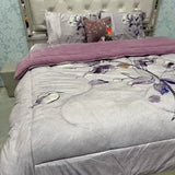ROSEPETEL DIGITAL FLORAL PRINT QUILT SET | SUPER WARM & SOFT | QUEEN/KING
