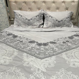 SUMMER DIGITAL PRINT 4 PCS COMFORTER SET