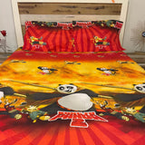 KIDS GLACÉ COTTON CARTOON PRINT BEDSHEET